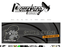 Tablet Screenshot of pompkingpomades.com